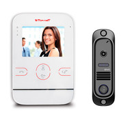 Комплект цветного видеодомофона TOR-NET TR-25 W / 412Bl