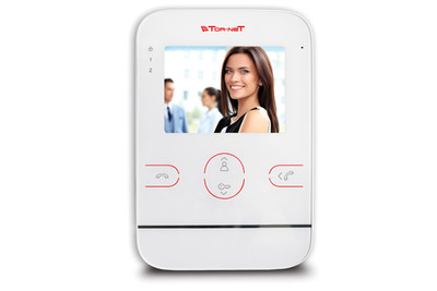 Монитор видеодомофона цветной Tor-neT TR-25 W, экран 4",  hands free