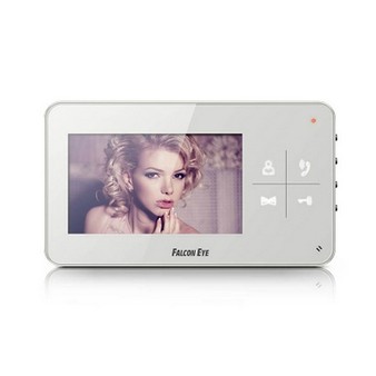 FE-40C Falcon Eye Видеодомофон цветной 4.3'' дюйма, сенсорные кнопки, подключение 2-х вызывных панелей