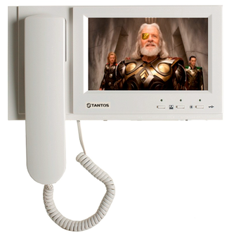 Цветной монитор с сенсорным управлением Tantos LOKI + (Vizit или XL) 7"
