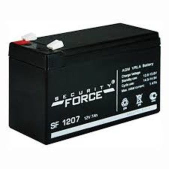 SF 1207 Security Force Аккумулятор 12В, 7 А*ч