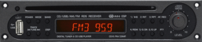 CD USB плеер с RDS  CDR-100RDSU