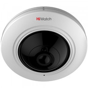 DS-T501 (1.1 mm) HiWatch Купольная внутренняя HD-TVI видеокамера, объектив 1.1, 5Mp, Ик, встроенный микрофон