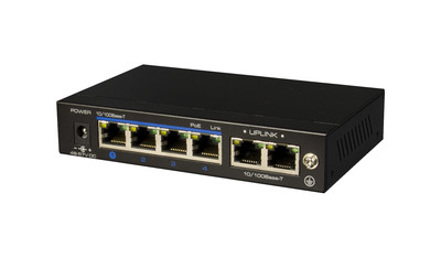 Сетевой коммутатор RVi-NS0402L, на 6 портов (4 PoE)
