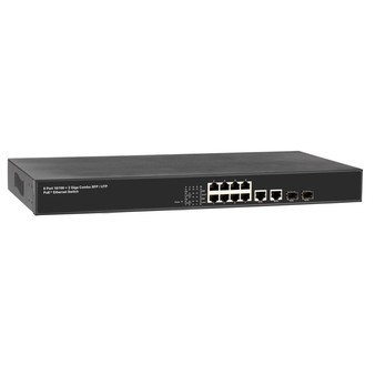 PoE коммутатор OSNOVO SW-60822/B, на 10 портов