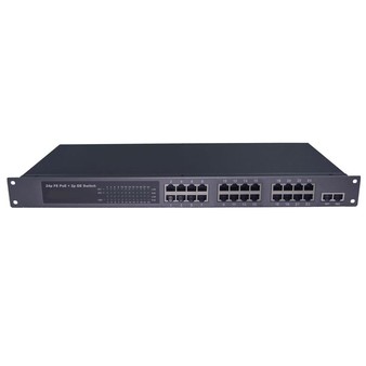 PoE коммутатор OSNOVO SW-62422/B, на 26 портов