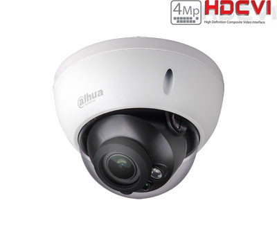 DH-HAC-HDBW2401RP-Z Антивандальная купольная HD-CVI видеокамера, объектив 2.7-12мм, 4Mp, Ик