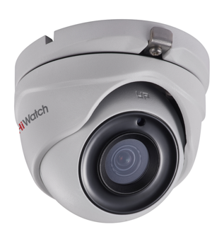 DS-T303 (3.6мм) HiWatch Антивандальная купольная HD-TVI видеокамера, объектив 3.6, 3Mp, Ик