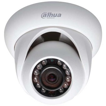Уличная купольная IP-видеокамера Dahua DH-IPC-HDW1300SP-0360B (3.6мм), ИК, 3Мп, POE