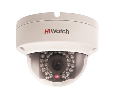 DS-I122 (6 mm) HiWatch Уличная купольная IP камера, ИК, POE, 1.3mp, POE