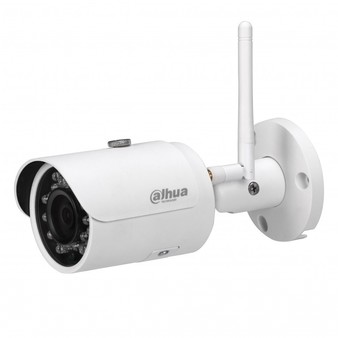 Уличная цилиндрическая WI-FI IP-видеокамера Dahua DH-IPC-HFW1120SP-W-0360B (3.6мм), ИК, WI-FI, 1.3Мп, встроенный микрофон