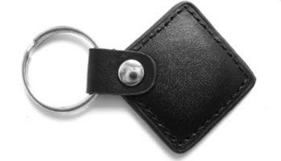 Перезаписываемый бесконтактный RFID кожанный брелок PROXY ПР57
