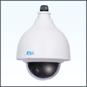 Цветная уличная купольная поворотная видеокамера RVi-387 NEW
