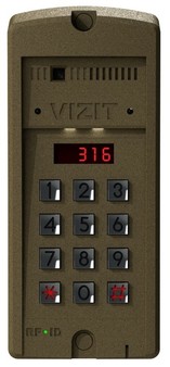 Вызывная видеопанель VIZIT БВД-316FCP