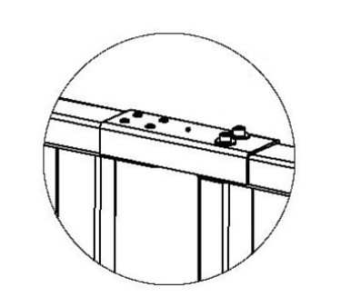 Накладка верхняя для стыковки PERCo-RF01 0-06