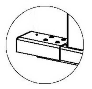 Накладка нижняя PERCo-RF01 0-07