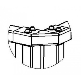 Накладка верхняя для стыковки PERCo-RF01 0-04