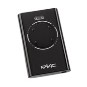 Радиобрилок FAAC XT2 433 SLH LR 433 МГц 2-канальный SLH код, черного цвета
