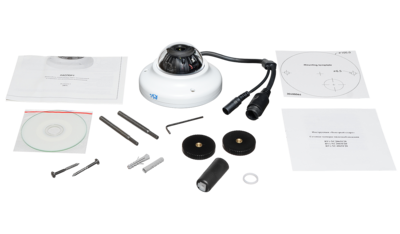 Купольная антивандальная IP-камера видеонаблюдения RVi-NC2065F28 (2,8), ик, 2мп, poe