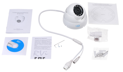 RVi-IPC31VB (2.8) Купольная антивандальная IP видеокамера, обьектив 2.8мм, 1Mp, Ик, Poe
