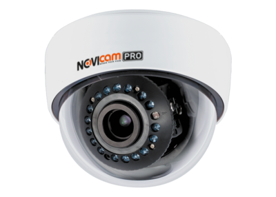 NOVICAM PRO FC27 Купольная внутренняя мультиформатная MHD (AHD/ TVI/ CVI/ CVBS) видеокамера, объектив 2.8-12, 2Mp, Ик