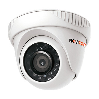 NOVICAM PRO FC12W Антивандальная купольная мультиформатная MHD (AHD/ TVI/ CVI/ CVBS) видеокамера, объектив 2.8, 1Mp, Ик