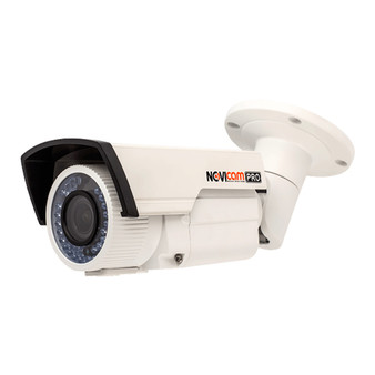 NOVICAM PRO FC19W Уличная цилиндрическая мультиформатная MHD (AHD/ TVI/ CVI/ CVBS) видеокамера, объектив 2.8-12мм, 1Мп, Ик