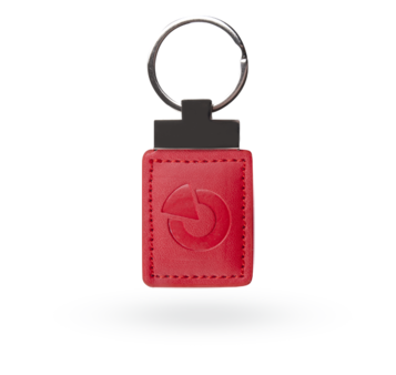 Jablotron JA-194J-RE Кожаный жетон радиочастотной идентификации (RFID) - красный