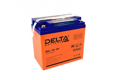 Аккумулятор Delta GEL 12-55