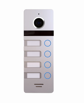 FE-324 silver Falcon Eye Вызывная панель на 4 абонента