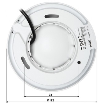 DH-HAC-HDW2231RP-Z Dahua Купольная антивандальная HDCVI видеокамера, объектив 2.7-13.5мм, 2Мп, Ик