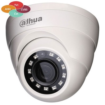 DH-HAC-HDW1000MP-0280B-S3 Dahua Антивандальная купольная мультиформатная MHD (AHD/ TVI/ CVI/ CVBS) видеокамера, объектив 2.8, 1Mp, Ик