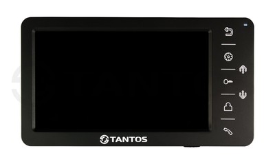 Amelie HD черный Tantos Видеодомофон 7", с поддержкой форматов 720p/CVBS