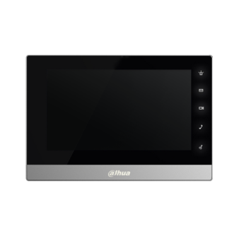DHI-VTH1550CH Dahua IP видеодомофон 7", 800x480, 5 сенсорных кнопок, тревожные входы / выходы 6/1, Поддержка SD карты до 32Gb