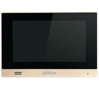 DHI-VTH1550CHM Dahua IP видеодомофон 7", 800x480, 5 сенсорных кнопок, тревожные входы / выходы 6/1, Поддержка SD карты до 32Gb