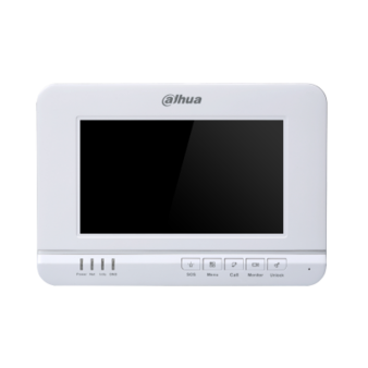 DH-VTH1520A Dahua IP видеодомофон 7", 800x480, 5 сенсорных кнопок, тревожные входы / выходы 8/1, встроенная память 4Gb