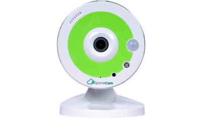 SpaceCam F1 Green Фиксированная малогабаритная IP-камера, Ик, 1Мп, встроенный микрофон, Wi-Fi,  MicroSD