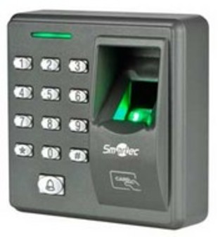 ST-SC110EKF Smartec Автономный контроллер со встроенными биометрическим считывателем, EM и клавиатурой, память на 200 шаблонов и 2000 карт