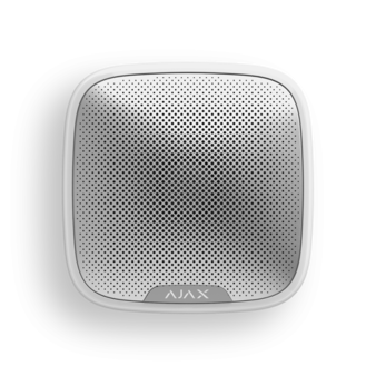StreetSiren white Ajax Беспроводная уличная светозвуковая сирена