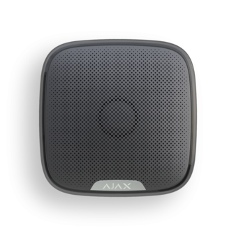 StreetSiren black Ajax Беспроводная уличная светозвуковая сирена