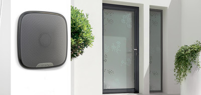StreetSiren black Ajax Беспроводная уличная светозвуковая сирена
