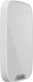 KeyPad white Ajax Беспроводная клавиатура с сенсорными кнопками
