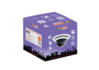 NOVICAM IP N27 NOVIcam Встраиваемая купольная IP видеокамера, обьектив 2.8-12мм, 2Mp, Ик