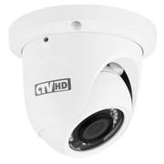 CTV-HDD2820A SE CTV Антивандальная купольная мультиформатная MHD (AHD/ TVI/ CVI/ CVBS) видеокамера, объектив 2.8, 2Mp, Ик