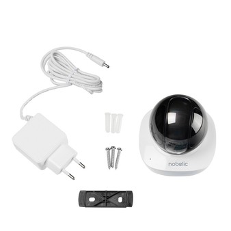NBQ-4100F Nobelic Поворотная Wi-Fi IP камера (3.6 мм), ИК, 1.3Mp, Микрофон, Micro SD до 128 ГБ, Wi-Fi