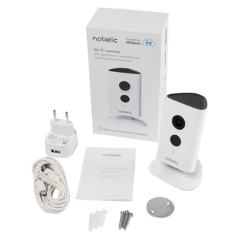 NBQ-1410F Nobelic Фиксированная IP камера (2.3 мм), ИК, 4Mp, Wi-Fi, Микрофон, поддержка Micro SD до 128ГБ