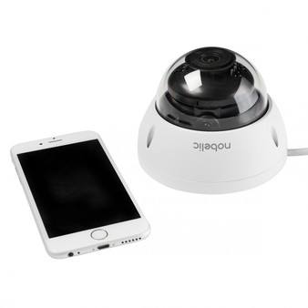 NBLC-2230F Nobelic Купольная антивандальная IP видеокамера, обьектив 2.8мм, 2Mp, Ик, PoE