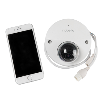 NBLC-2220F-MSD Nobelic Купольная антивандальная IP видеокамера, обьектив 2.8мм, 2Mp, Ик, PoE