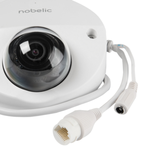 NBLC-2220F-MSD Nobelic Купольная антивандальная IP видеокамера, обьектив 2.8мм, 2Mp, Ик, PoE
