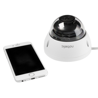NBLC-2230V-SD Nobelic Купольная антивандальная IP видеокамера, обьектив вариофокальный 2.7-12 мм, 2Mp, Ик, PoE